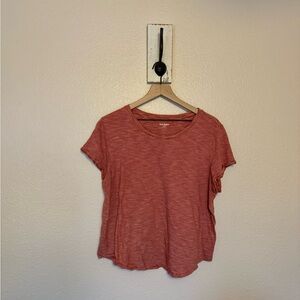 OLD NAVY • Orange and White Relaxed Boxy T-Shirt
